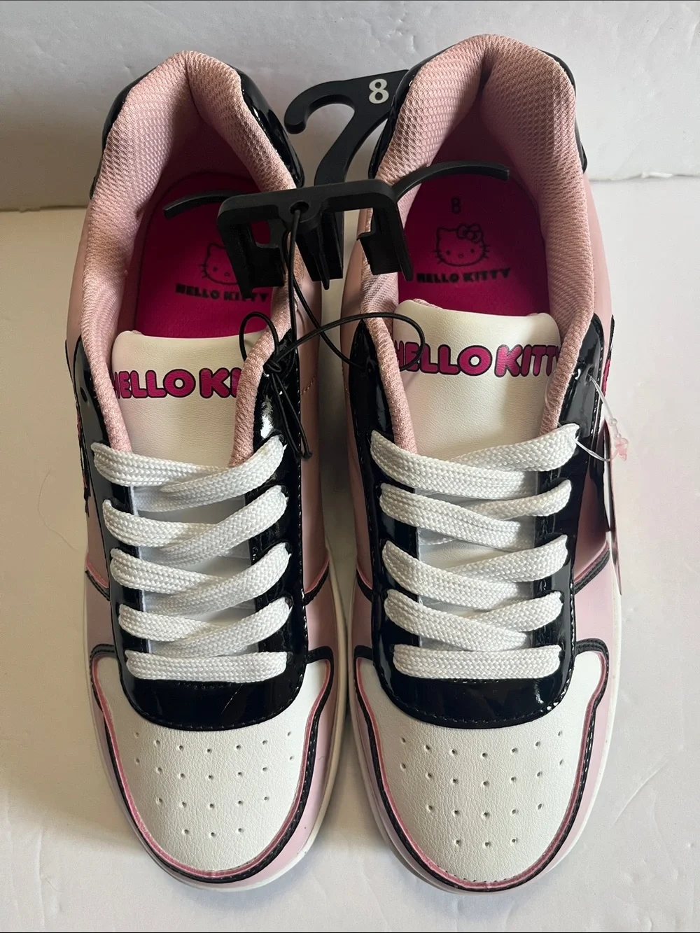 NWT Hello Kitty by Sanrio Casual Court sneakers - Pink, White & Black Low-Tops - Picture 4 of 11